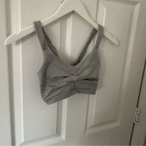 Gray Sports Bra